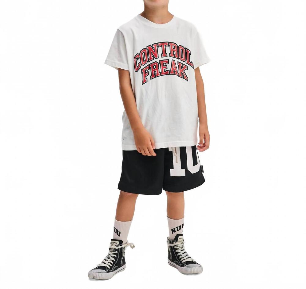NEW NUNUNU boys team cf t-shirt in white